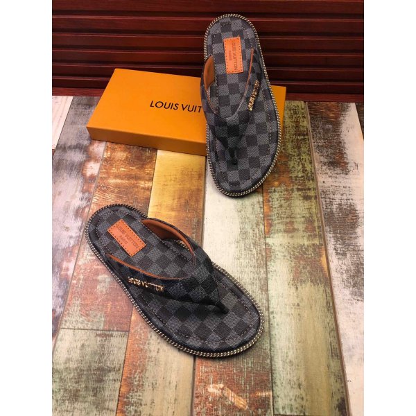 Louis Vuitton Beach Slippers 009 Replica Luxury Shoes LV