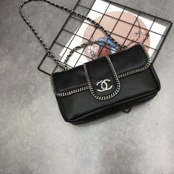 CC Replica Black Chic Coral Shoulder Crossbody Bag Replica Handbags Ch 