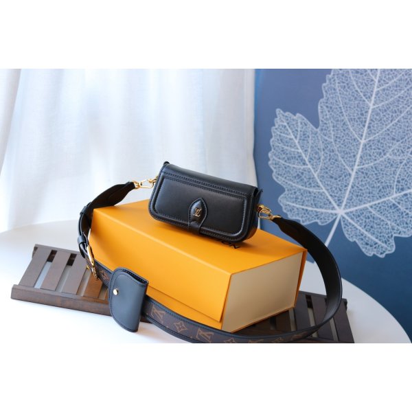 Louis Vuitton Replicas M69841 Black Officier Other Leathers Replica Handbags Louis Vuitton New Bags