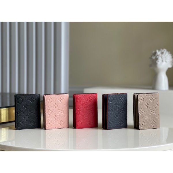 Louis Vuitton M80151M80152 Clea Wallet Monogram Empreinte Leather Replica Handbags Louis Vuitton Wallets