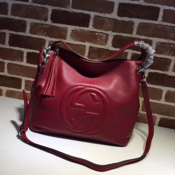 Replica Gucci Luxury Shoulder Soho Leather Hobo 408825 Bag Replica Handbags Gucci Soho