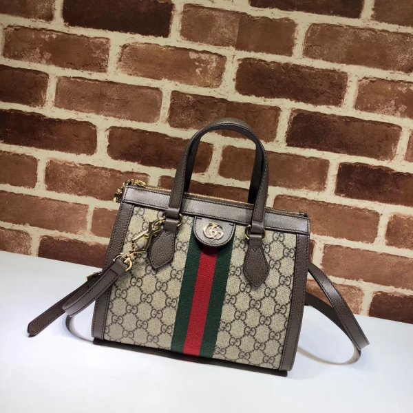 Top Quality Gucci GG 547551 Supreme Flora Ophidia Small Tote Bag Replica Handbags Gucci Ophidia