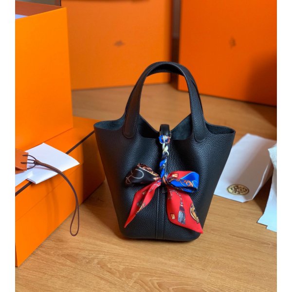 Buy Hermes Replica Handbags Picotin Black Bag Replica Handbags Hermes Picotin Bag
