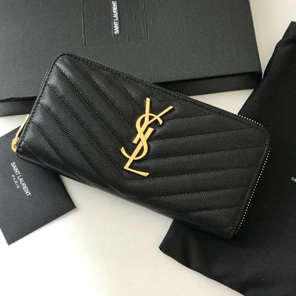 Best Saint Laurent Wallets & Card Cases Black Replica Handbags YSL WalletCard