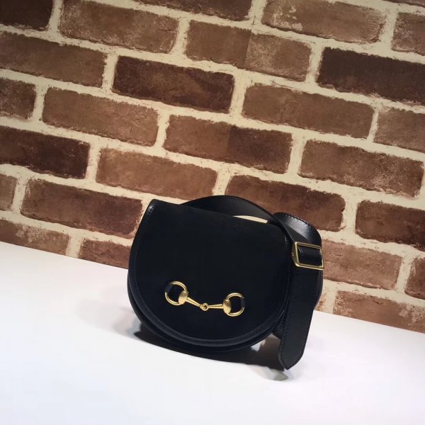 Luxury Gucci Replica Suede Belt 384820 Bag with Horsebit Replica Handbags Gucci Belt Bag