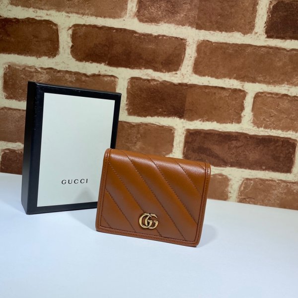 Gucci Replica 466492 GG Marmont card case wallet Replica Handbags Gucci G Wallets