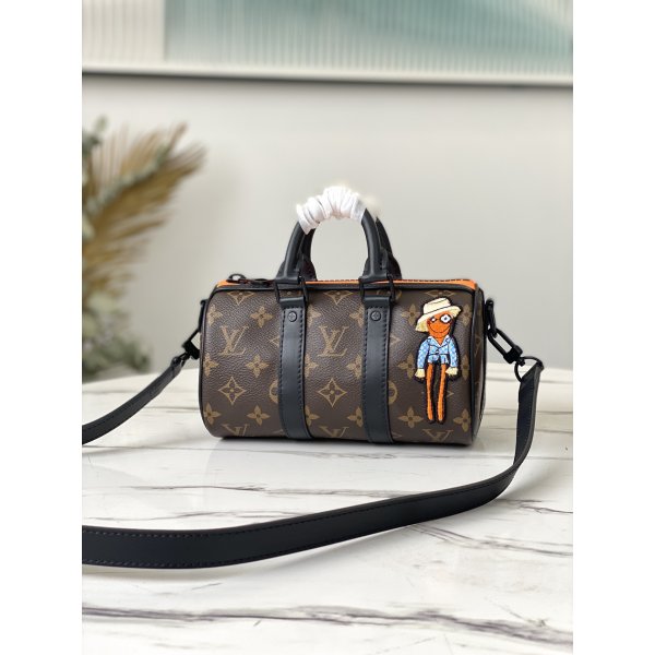 Louis Vuitton Fake Keepall XS Nano Monogram Other M80201 Brown Replica Handbags Louis Vuitton Keepall