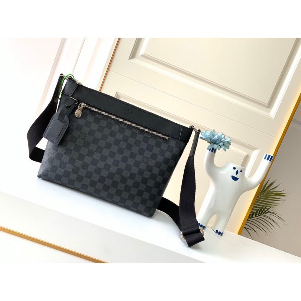 Best LV Mick PM Damier Men Bag N40003 Replica Handbags Louis Vuitton Men Bags