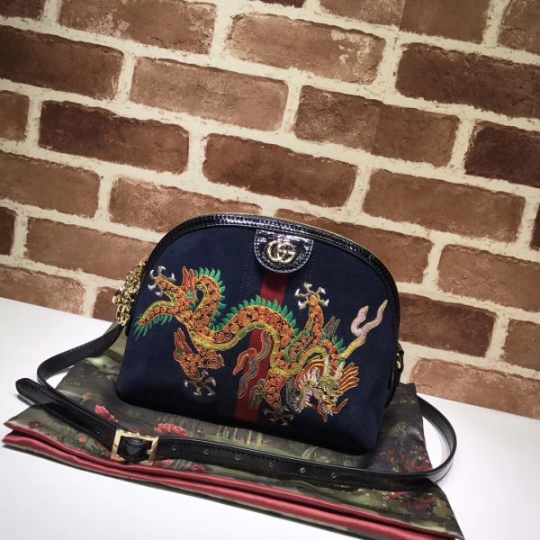 Gucci Top Quality Replica GG Supreme Ophidia Small Rounded Top Shoulder 499621 Bag Replica Handbags Gucci Ophidia