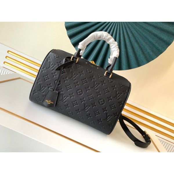 Best Louis Vuitton Replica Speedy Bandouliere Bag 25 30cm Monogram Black Replica Handbags Louis Vuitton SpeedyTwist