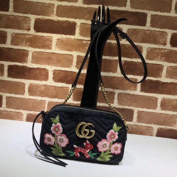 Luxury Gucci 7 Star GG Marmont small matelasse shoulder bag Replica Handbags Gucci GG Marmont