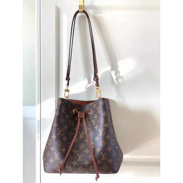 Luxury Replica Louis Vuitton Monogram Canvas Neonoe MM M44887 Bag Replica Handbags Louis Vuitton Neonoe