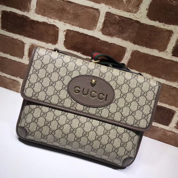 Gucci Best Top Quality GG Supreme messenger 495654 Bag Replica Handbags Gucci Messenger