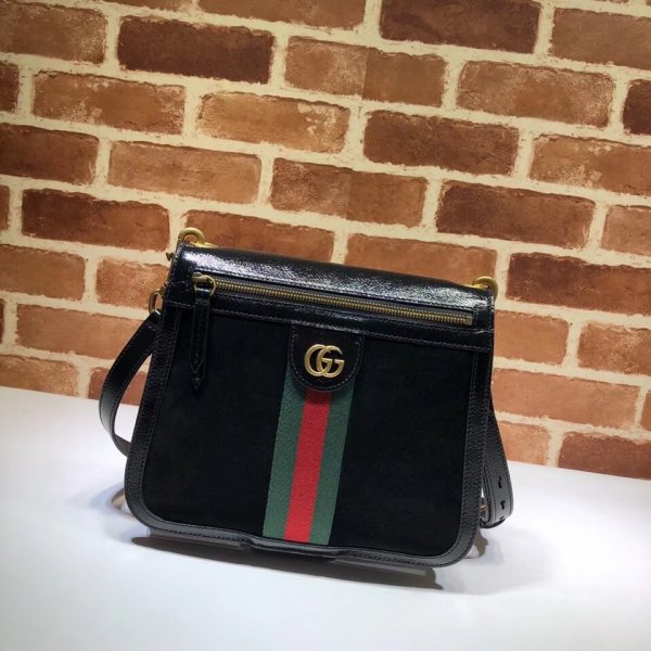 Top Quality Gucci Replicas Ophidia GG Supreme Saddle 523658 Bag Replica Handbags Gucci Ophidia