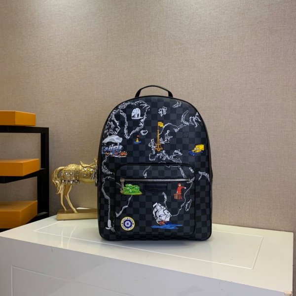 Louis Vuitton replcias rucksack monogram trio backpack M44658 Replica Handbags Louis Vuitton Backpack