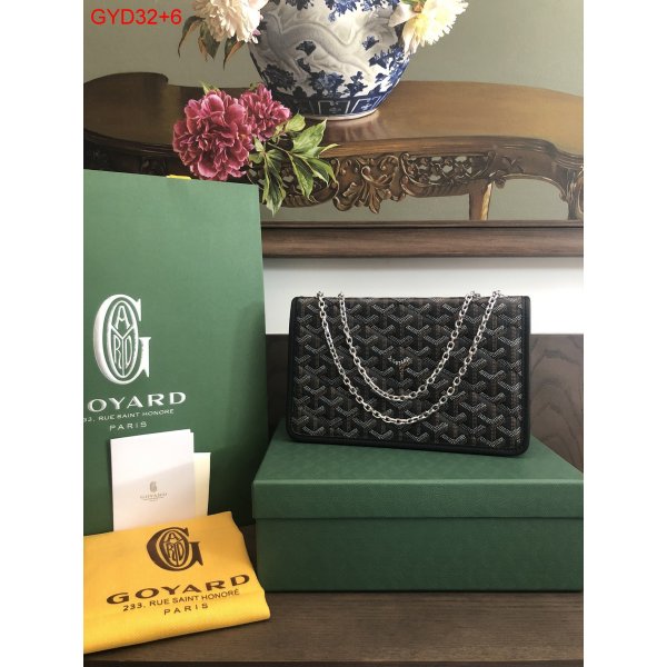 Replica Goyard Top Quality Chain Alexandre III Black Bag Replica Handbags Goyard Crossbody