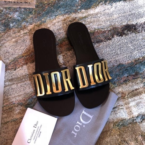 Best Dior Flat Slipper AAA+ 005 Replica Luxury Shoes Dior