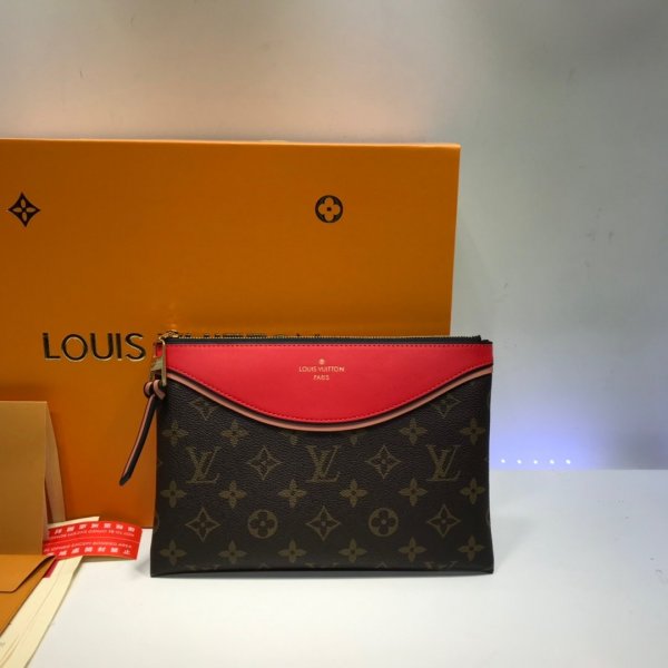Best Louis Vuitton USA Monogram Canvas Pochette Tuileries M63903 Replica Handbags Louis Vuitton Pochette