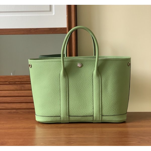 Hermes Replica Garden Party Totes Green Bag Replica Handbags Hermes Garden Party