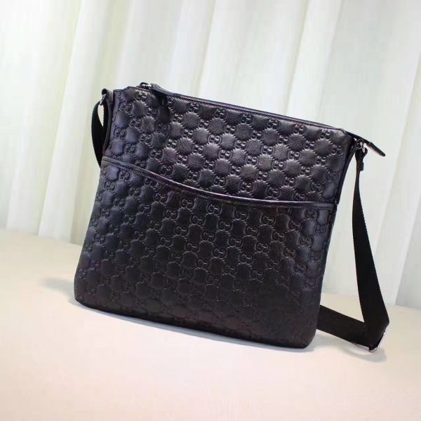 AAA+ Gucci Cheap Guccissima Crossbody Messenger Purse 374414 Bag Replica Handbags Gucci G Men Bag