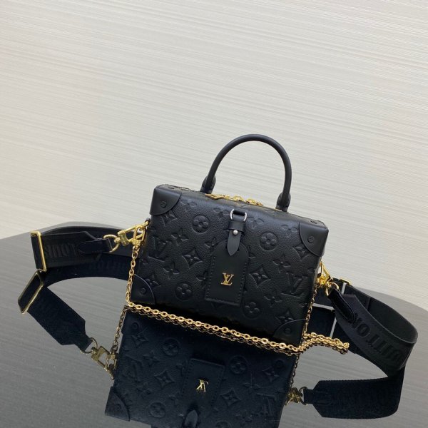 Luxury Louis Vuitton leather Black USA Bags Replica Handbags Louis Vuitton New Bags