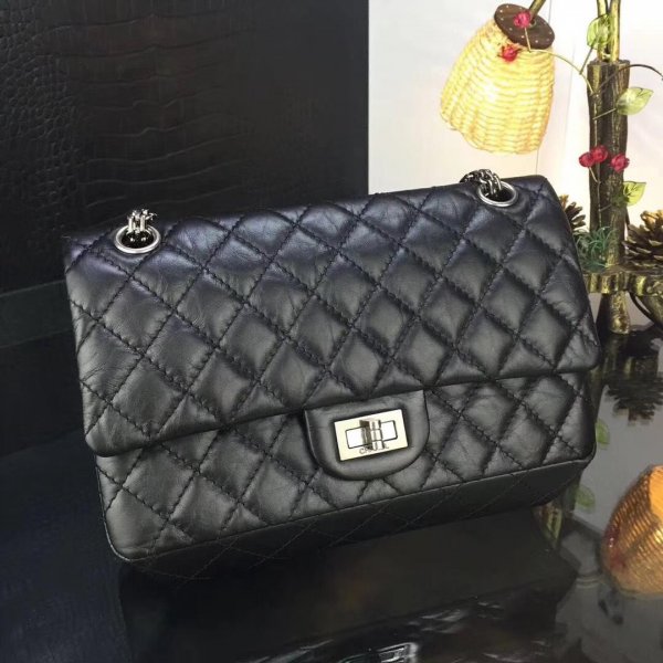 Top Quality CC Replica 255cm Classic Flap Medium Black Bag Replica Handbags Ch 
