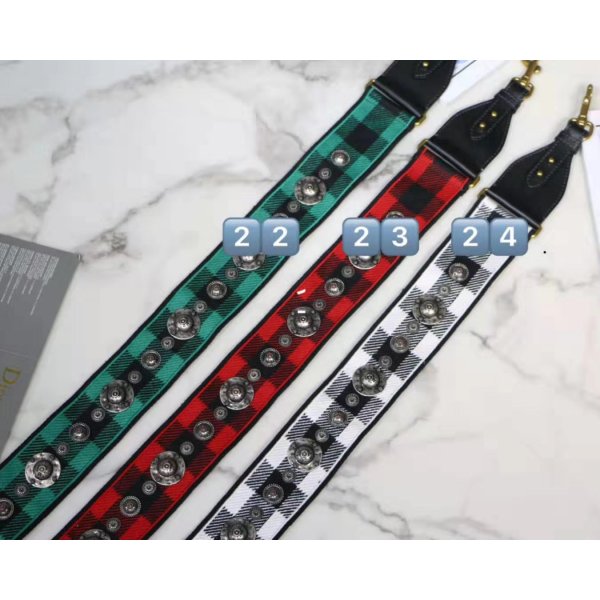 Replica Dior Shoulder Strap AAA+ Camouflage Embroidered Canvas Replica Handbags Dior Strap