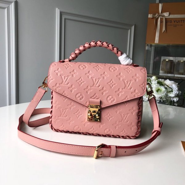 USA Louis Vuitton Pochette Metis Pink M43941 Replica Handbags Louis Vuitton Pochette