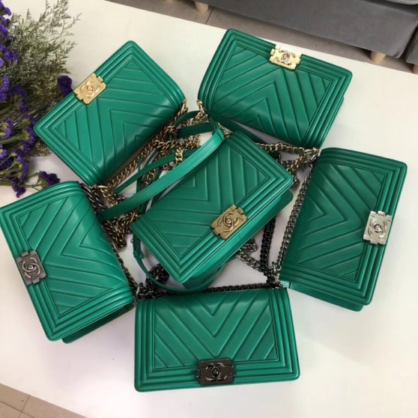 7 Star CC V Le Boy Mall Replica Blue Bags Replica Handbags Ch 