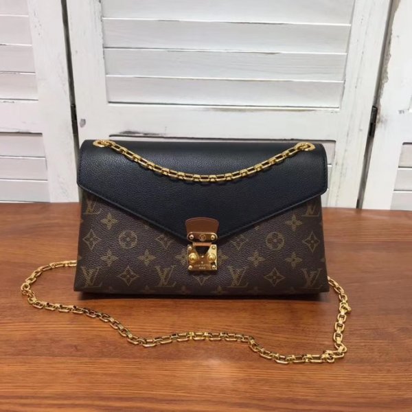 Louis Vuitton Monogram Canvas and Leather M41223 Handbag Victoire Replica Handbags Louis Vuitton Monogram