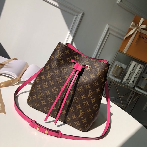 Louis Vuitton AAA+ Monogram Canvas and Leather Handbag Neonoe M43570 Replica Handbags Louis Vuitton Neonoe