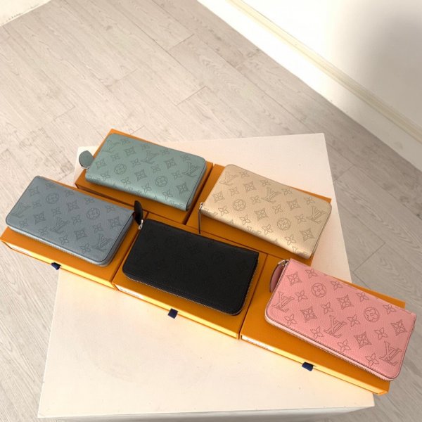 Louis Vuitton M61867 Fake Zippy Wallet Mahina Multiple Colour Replica Handbags Louis Vuitton Wallets