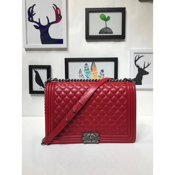 High Quality CC Lambskin Le Boy 30 cm Luxury Bags Replica Handbags Ch 