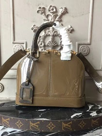 2017 louis vuitton original vernis leather alma BB M51926 vert bronze