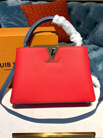 2019 louis vuitton original calfskin capucines pm M53678 red