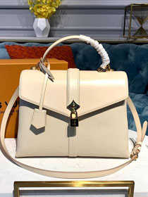 2020 louis vuitton original calfskin rose des vents mm handbag M53815 cream