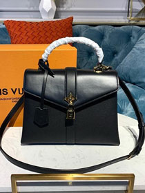 2020 louis vuitton original calfskin rose des vents pm handbag M53821 black