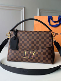 2019 louis vuitton original damier ebene beaubourg mm bag N40177 black