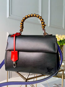 2019 louis vuitton original epi leather cluny BB handbag M55215 black