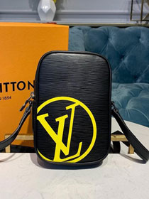 2019 louis vuitton original epi leather danube PM M55120 black