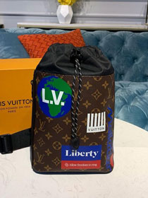 2019 louis vuitton original monogram canvas Chalk sling bag M44625
