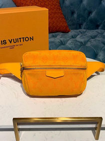 2019 louis vuitton original monogram denim outdoor bumbag M44624 yellow