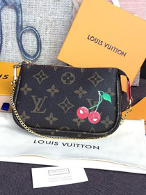 2019 louis vuitton original monogram mini pochette m95008 cherry