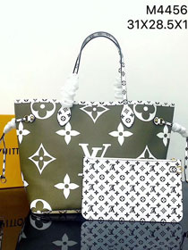 2020 louis vuitton original monogram neverfull mm M44568 khaki