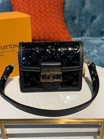 2020 louis vuitton original monogram vernis mini dauphine m44580 black