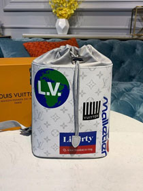 2019 louis vuitton original monogram white canvas Chalk sling bag M44629