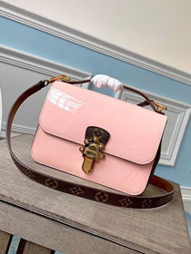 2020 louis vuitton original patent calfskin cherrywood BB handbag M51952 pink