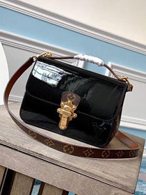 2020 louis vuitton original patent calfskin cherrywood BB handbag M51953 black