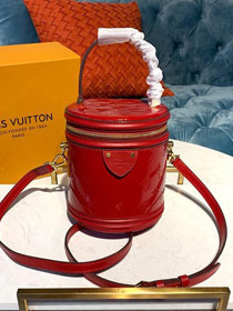 2020 louis vuitton original vernis calfskin cannes handbag M53998 red