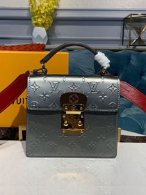 2019 louis vuitton original vernis leather spring street bag m90376 grey